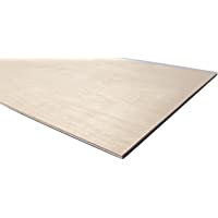 Trustleaf - Lámina de Madera contrachapada de Abedul- 300 x 210 x 3 mm- 4 Unidades- Baja emisión de Humos- Ideal para…